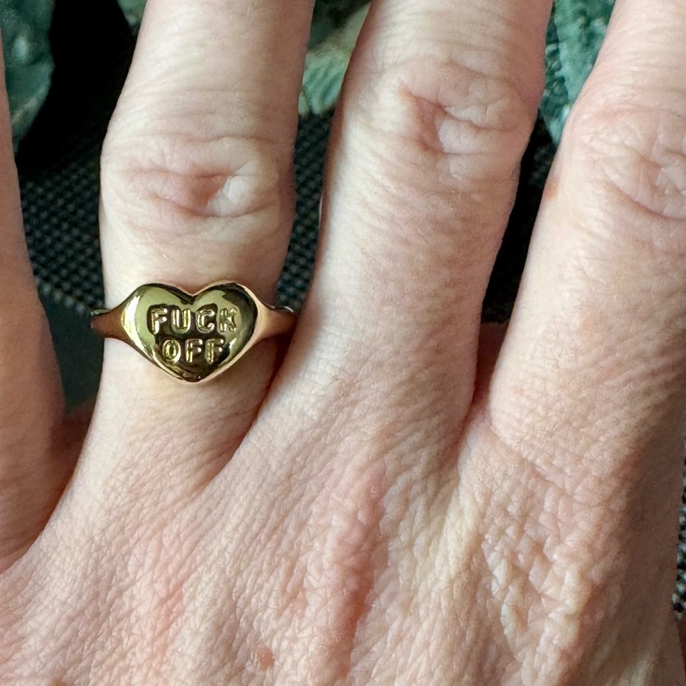 Lovingly “F* Off” Ring - Picture 8 of 11